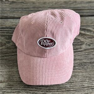 Butterfly Dsigns Pink Corduroy Cap